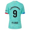 Officiële Voetbalshirt + Korte Broek FC Barcelona Lewandowski 9 Derde 2023-24 - Kids